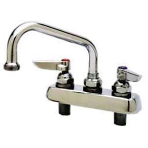  6 T&S B 0222 Heavy Duty Deck Mounted Swivel Faucet with 8 