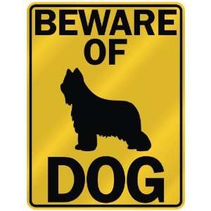  BEWARE OF  BRIARD  PARKING SIGN DOG