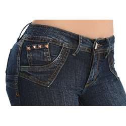   Sensuality Womens Xuxa Dark Stretch Push Up Jeans  