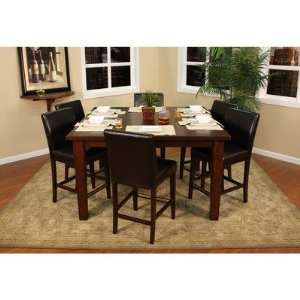   Heritage Cameo Dining Table with 6 Highland Stools Furniture & Decor