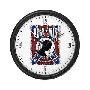  Wall Clock POWMIA All Gave Some Some Gave All on Rebel 