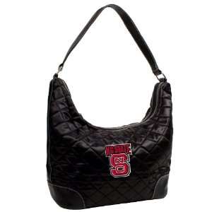 NCAA North Carolina State University Team Color Quilted Hobo  