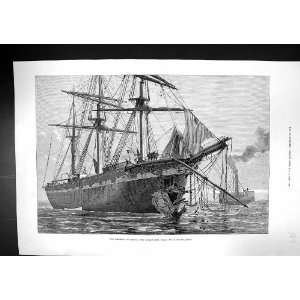  1878 Collision Dover Ships Barque Moel Eillan Antique 