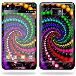   Cover for Samsung Galaxy S II 4G (GT i9100) Cell Phone   Trippy Spiral