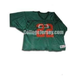 Green No. 22 Game Used Florida A&M All Pro Image Football Jersey 