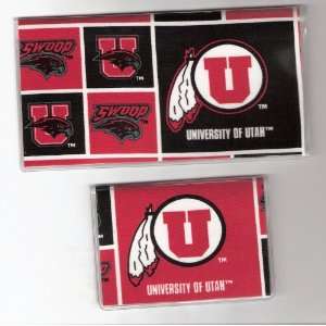   Cover Debit Set Made with University of Utah Fabric 