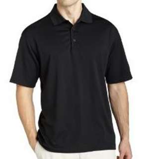 NIKE DRI FIT TECH SOLID POLO golf shirt BLACK  
