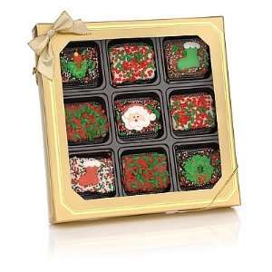 Christmas Chocolate Dipped Krispies Gift Grocery & Gourmet Food