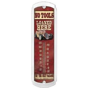  (5x17) No Tools Loaned Garage Indoor/Outdoor Thermometer 