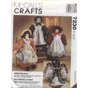   Crafts Heirloom Dolls Sewing Pattern #7230 Arts, Crafts & Sewing