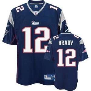  Tom Brady Patriots Blue Reebok Premier Jersey   XL Sports 