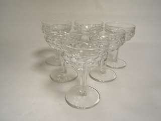 Fostoria American 6 Footed Goblets 4 3/4 Excellent  