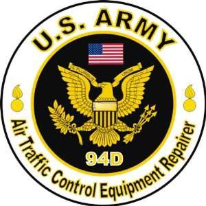   Army MOS 94D Air Traffic Control Equipment Repairer Decal Sticker 3.8
