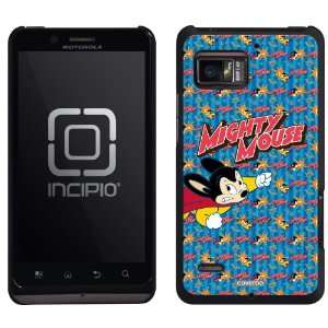 Mighty Mouse   Flying Pattern design on Motorola Droid Bionic Feather 