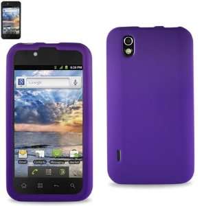   Purple Silicone Soft Rubber Skin Case Cover Cell Phones & Accessories