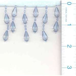  Beaded Trim Double Drops Sky Blue By The Yard Arts 