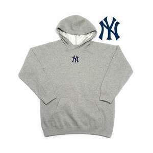  New York Yankees Youth Hooded Sweatshirt by Antigua   Grey 