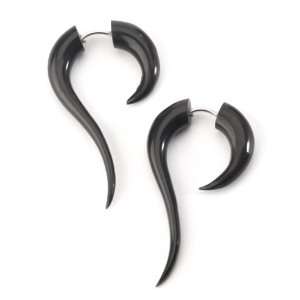   horn bone earrings pair by 81stgeneration 81stgeneration Jewelry