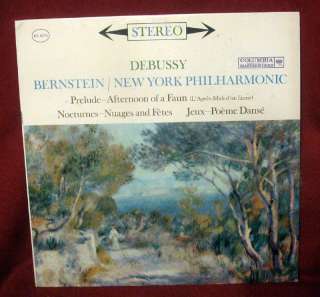   Debussy Bernstein New York Philharmonic Columbia Stereo MS6271 1961