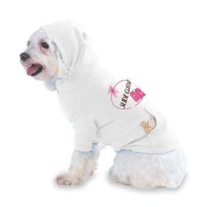 GUITAR Chick Hooded (Hoody) T Shirt with pocket for your Dog or Cat 