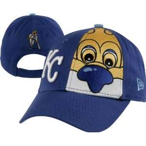 Kansas City Royals Kids New Era Big Mascot 9Forty Adjustable Hat 