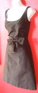 ANN TAYLOR brown silk party dress w POCKETS $215 NEW 2  