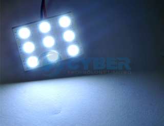 Panel SMD 9 5050 LED Interior Dome Door Car Light Bulb  