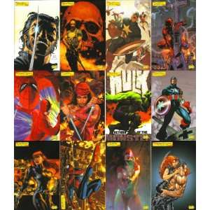  Marvel Master Prints Second Series 2001 Full Set of 12 6&1 