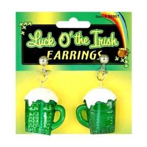  St. Patricks Day Beer Mug Earrings