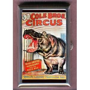  COLE BROTHERS CIRCUS HIPPO Coin, Mint or Pill Box Made in 