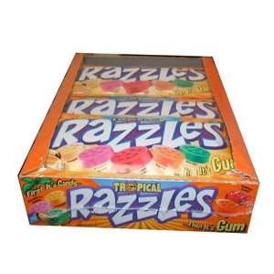 Tropical Razzles Candy (24 count) Grocery & Gourmet Food