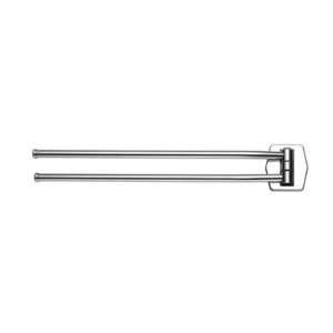 Standard Hotel 16.54 Two Arm Towel Bar in Chrome