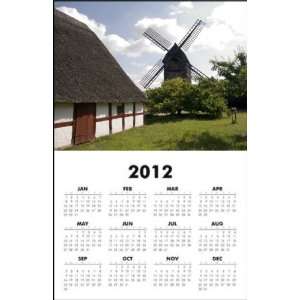  Scotish Castle 2012 One Page Wall Calendar 11x17 inch on 