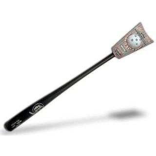 Black 34 inch Baseball Bat with White Perforated Baseball