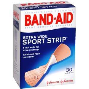  Special pack of 6 BAND AID SPORT STRIP EXTRA WIDE 30 per 