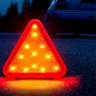 Emergency Roadside LED Warning Triangle   Super Bright™  