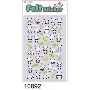    Kawaii Panda Felt Sticker (2 Sheets)   #10892 Toys & Games