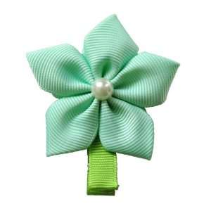  Mint Green Cosmo Flower Hair Pin Beauty