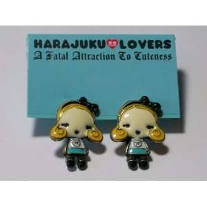  Harajuku Lovers  Little G Gwen Enamel Earrings Studs 