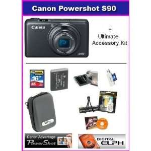 Canon Powershot S90 10MP Wide angle 3.8x Optical Zoom Digital Camera 
