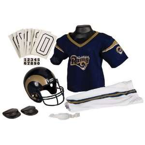  St. Louis Rams Youth Nfl Deluxe Helmet And Uniform Set 