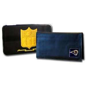  St. Louis Rams NFL Genuine Leather Checkbook Cover Sports 