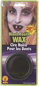 NEW Black Out Tooth Wax costume makeup pirate hillbilly  