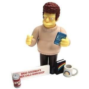   Simpsons Celebrity Series 2 Al Brooks as Brad Goodman Toys & Games