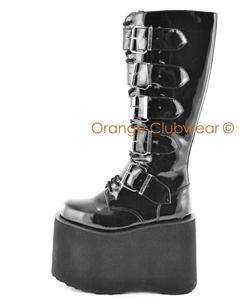 DEMONIA MEGA 618 Platform Gothic Punk Womens Boots  