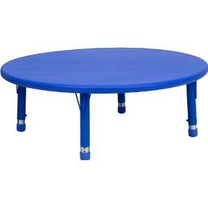   Blue Plastic Activity Table YU YCX 005 2 ROUND TBL BLUE GG by Fla