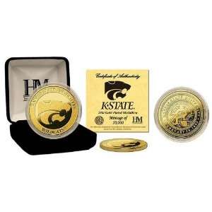   BSS   Kansas State Wildcats 24KT Gold Coin 
