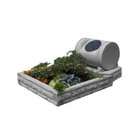  Ideas GW RBG LIG Garden Wizard Raised Bed Garden Hybrid, Light Granite