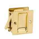 Kwikset 332 Notch Polished Brass Hall/Closet Pocket Door Lock