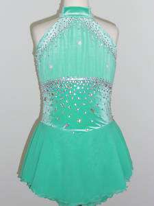 BEAUTIFUL & GORGEOUS CUSTOME MADE TO FIT, ICE SKATING DRESS  